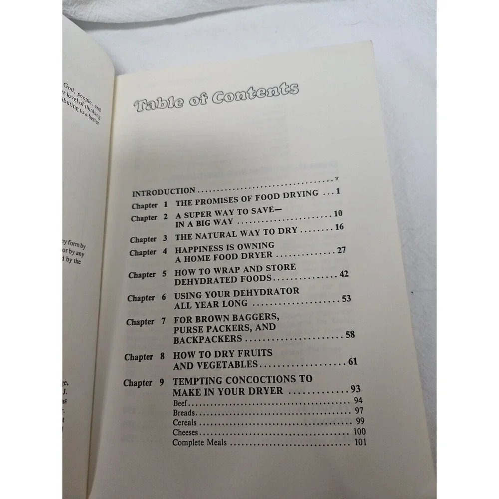 Vintage 1976 FOOD DRYING AT HOME‎ THE NATURAL WAY Cookbook Recipes Cook Book